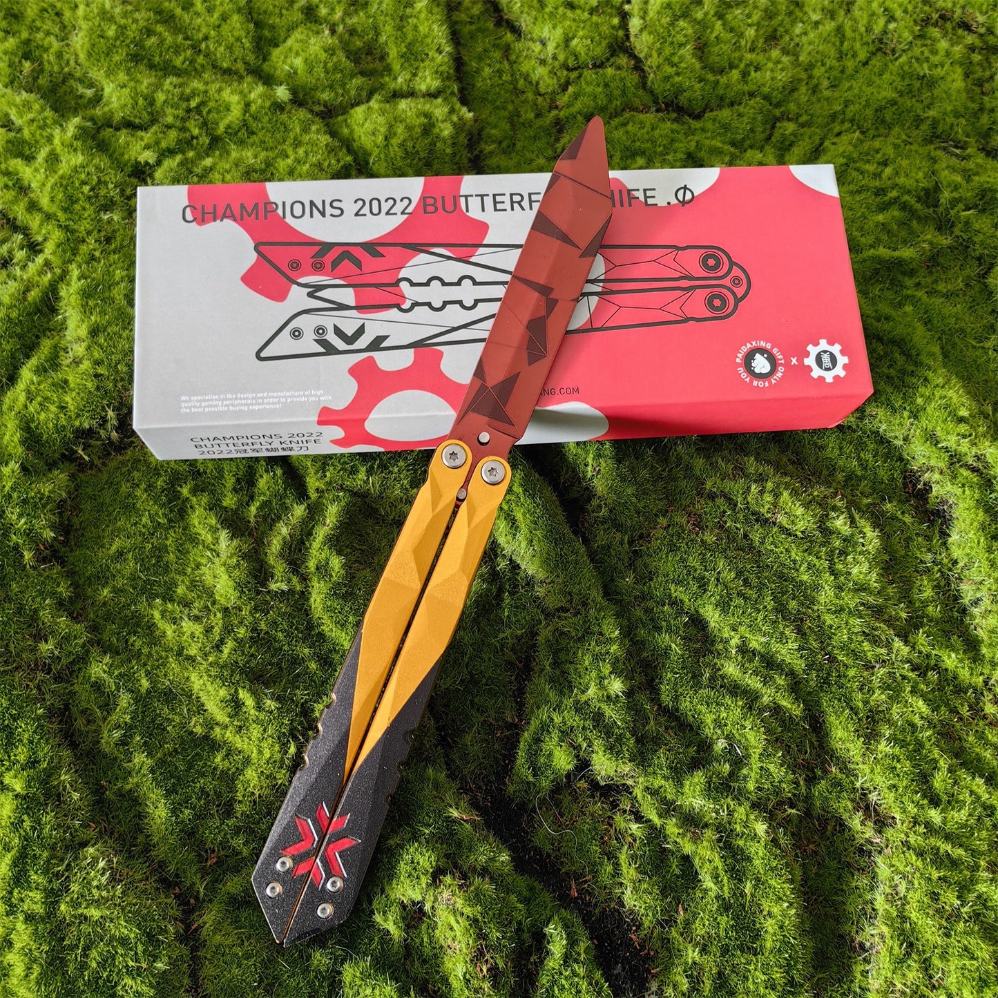 Metal Champion Knife Blunt Blade Trainer Cosplay Prop