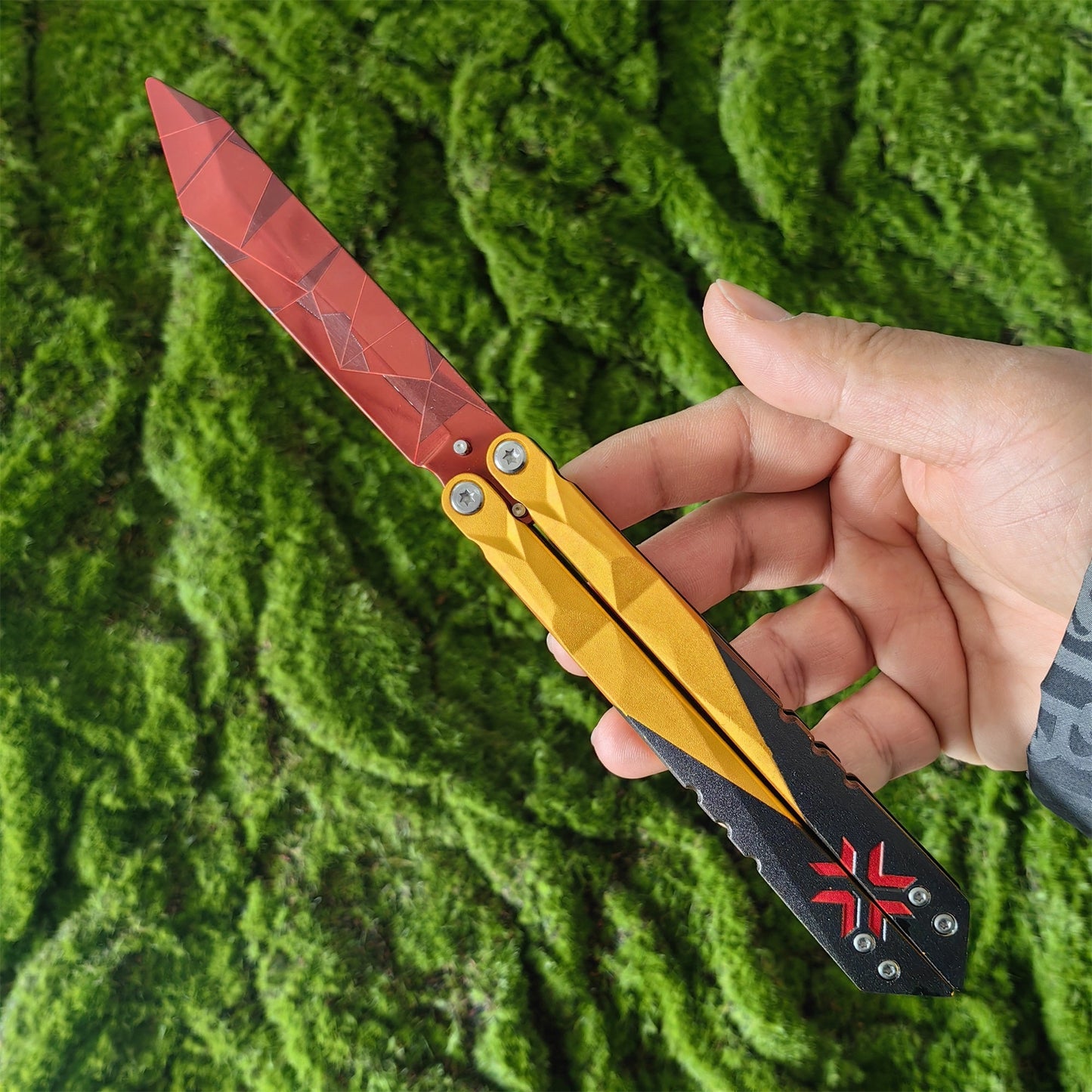 Metal Champion Knife Blunt Blade Trainer Cosplay Prop