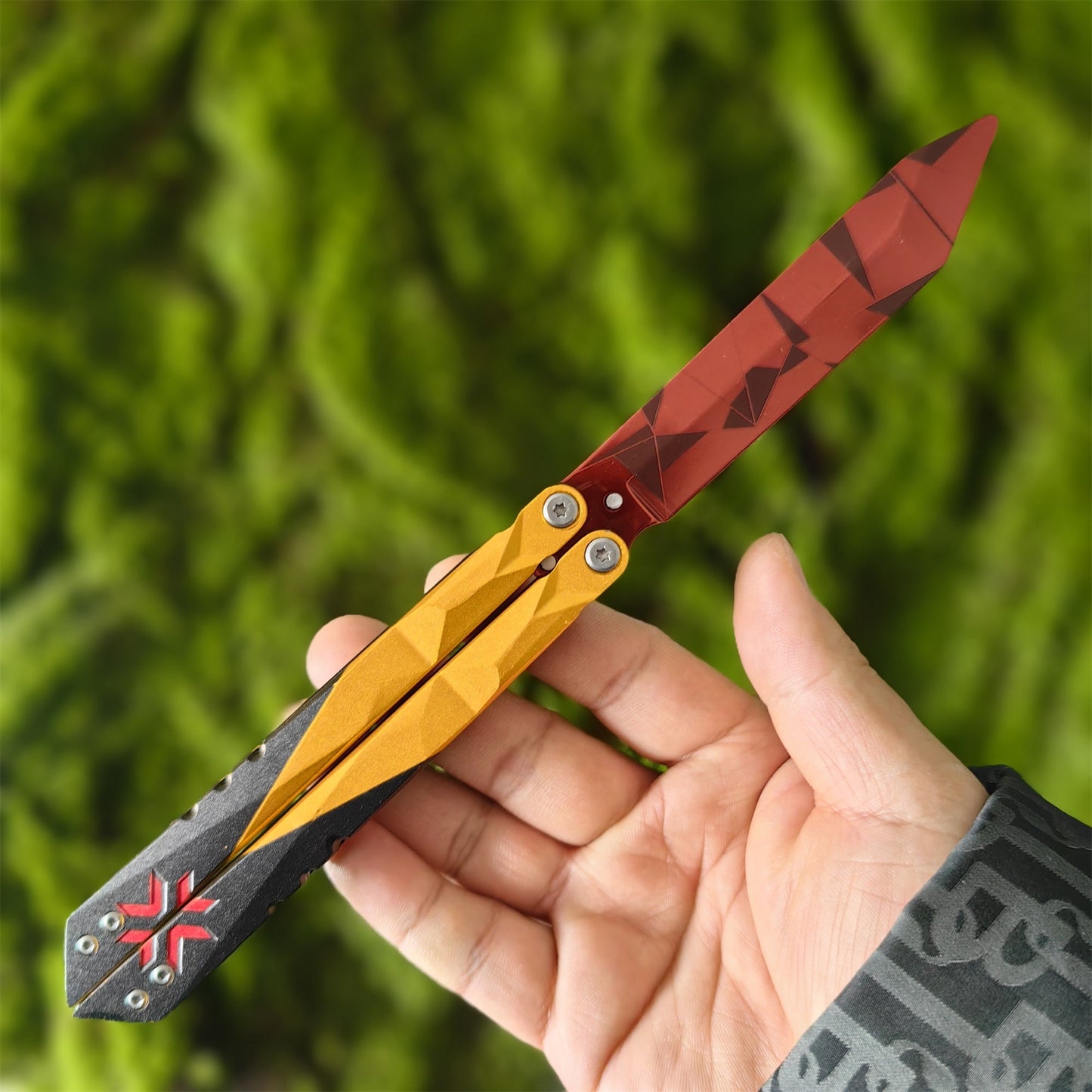 Metal Champion Knife Blunt Blade Trainer Cosplay Prop