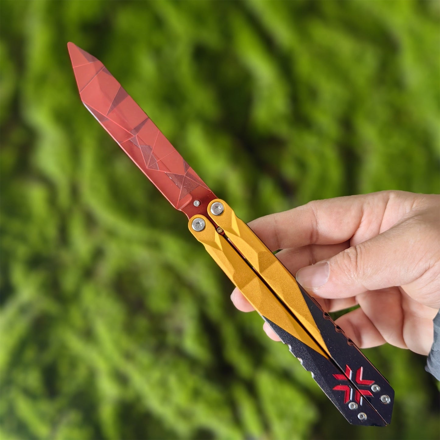 Metal Champion Knife Blunt Blade Trainer Cosplay Prop