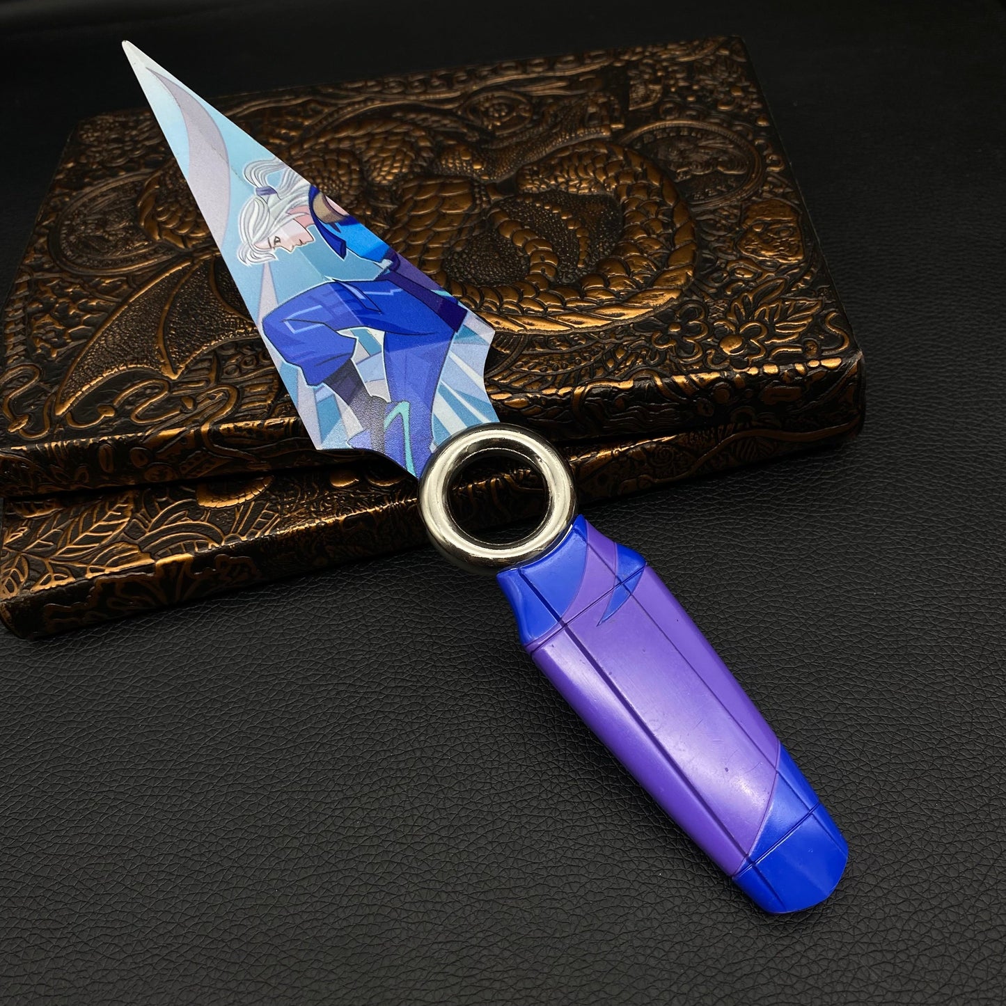 Go Volume No 1 Knife Jett Kunai Life Size Blunt Metal Replica