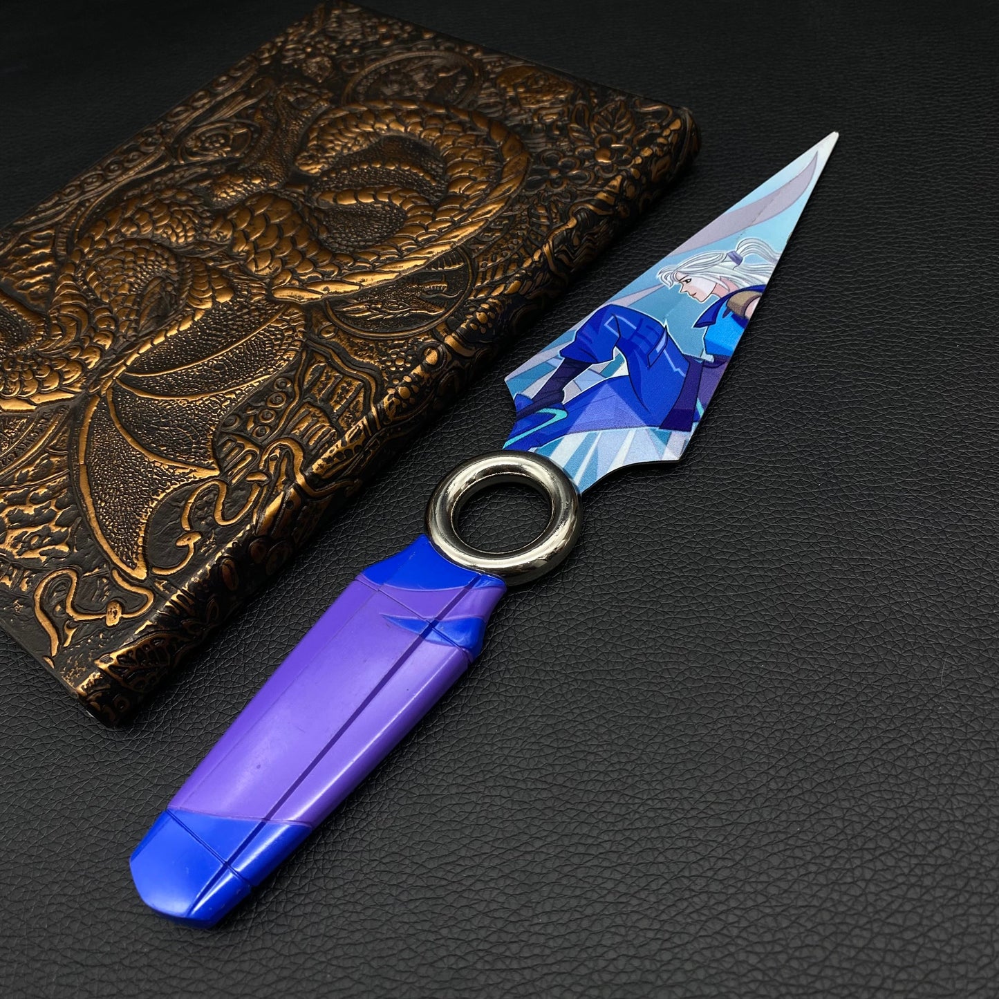 Go Volume No 1 Knife Jett Kunai Life Size Blunt Metal Replica