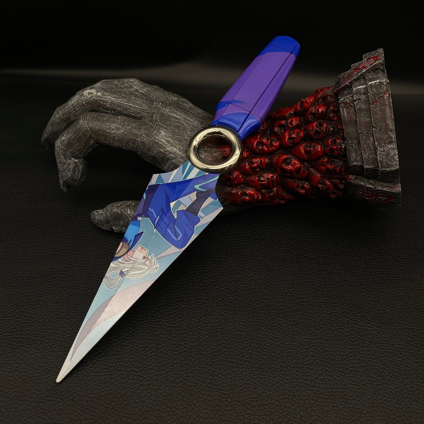 Go Volume No 1 Knife Jett Kunai Life Size Blunt Metal Replica