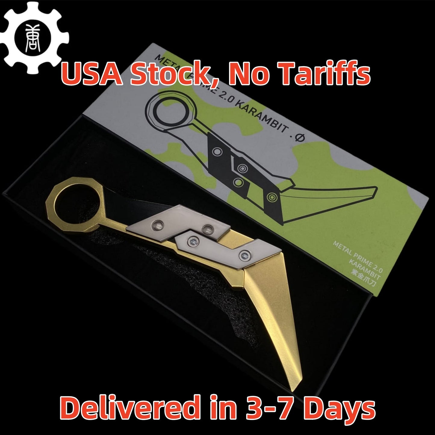 Metal Prime 2.0 Karambit Blunt Blade Trainer Cosplay Prop Game Replica