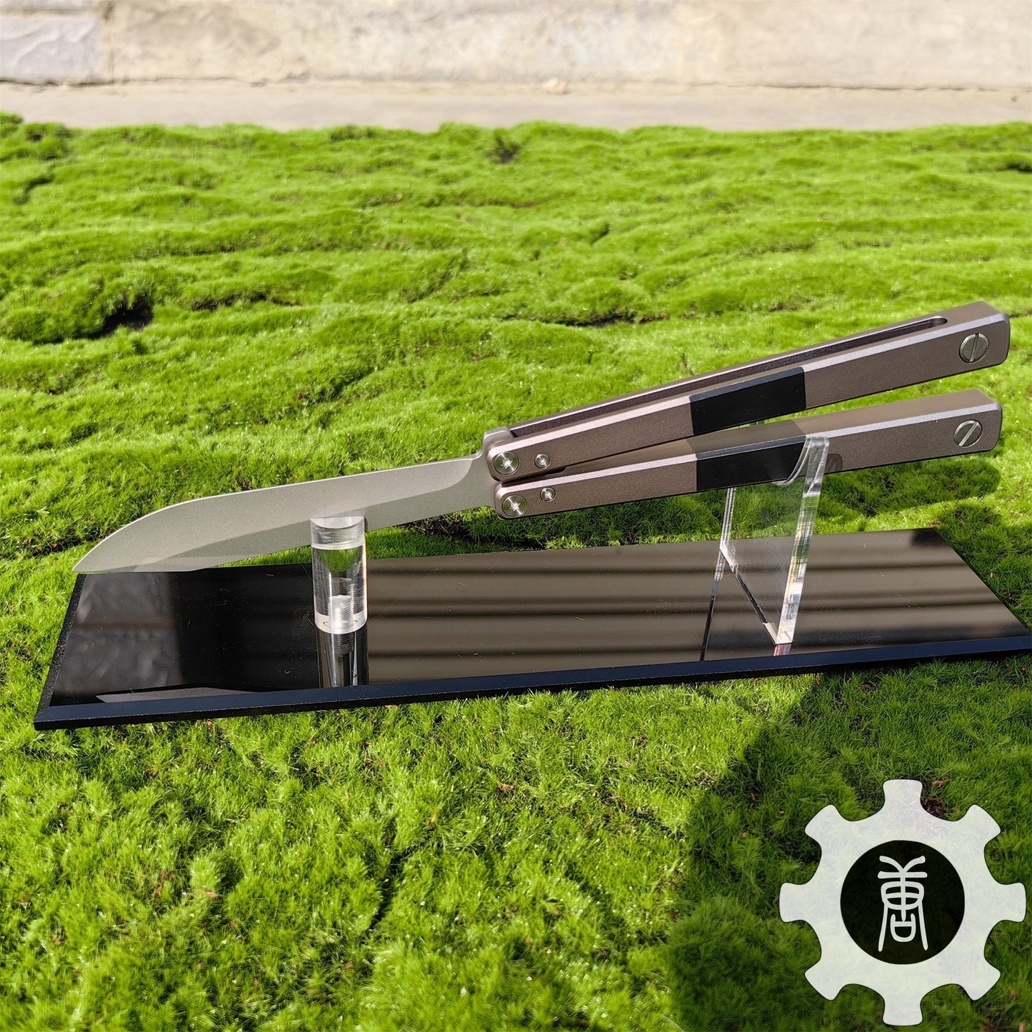High-End TF2 Spy Knife Balisong Trainer-Blunt Blade