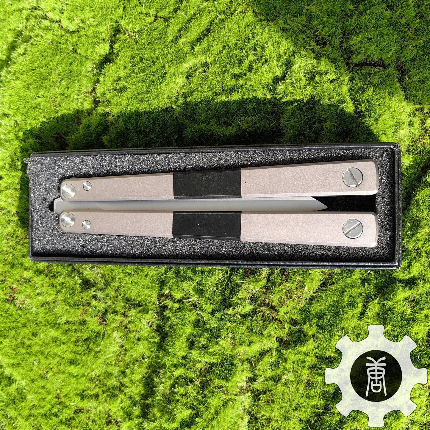 High-End TF2 Spy Knife Balisong Trainer-Blunt Blade