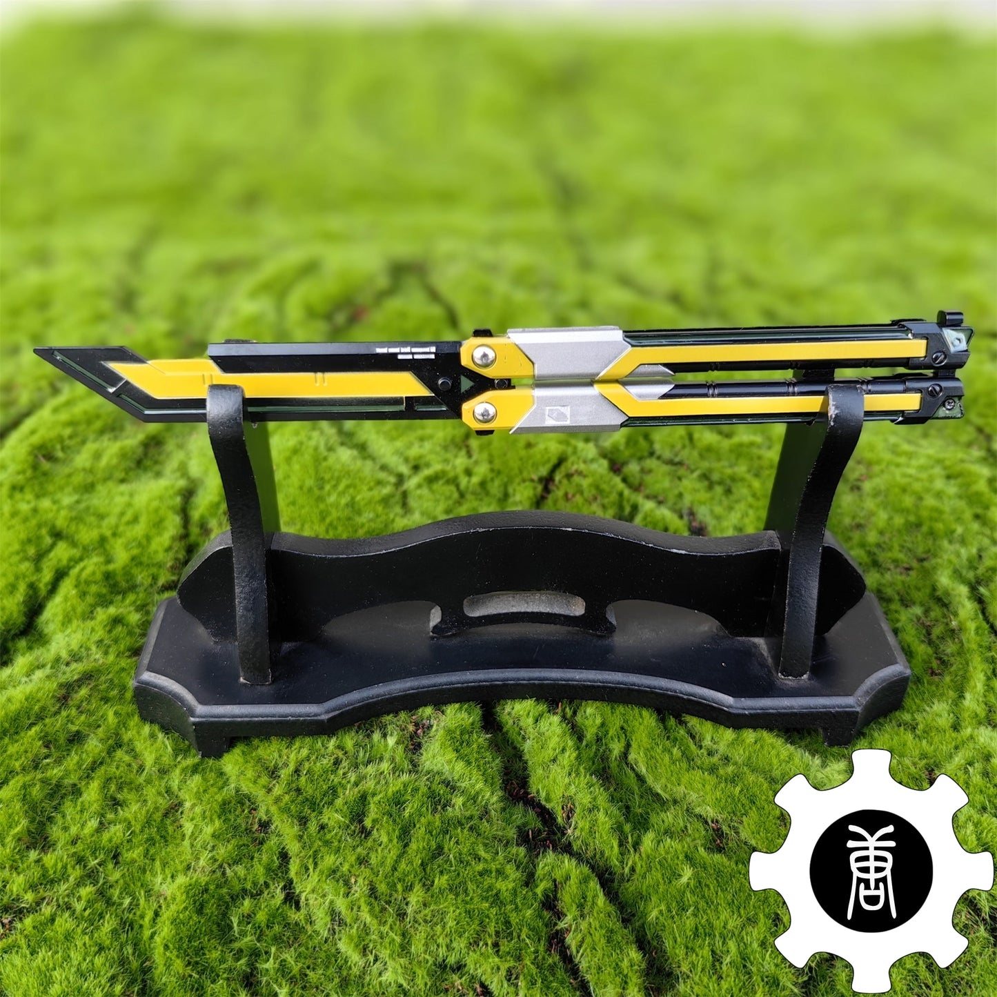 RGX Knife Metal Blunt Blade Butterfly Trainer Cosplay Prop Game Replica