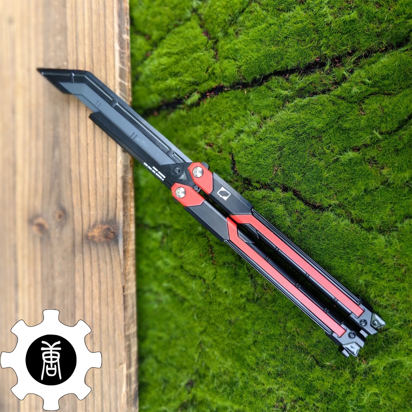 RGX Knife Metal Blunt Blade Butterfly Trainer Cosplay Prop Game Replica