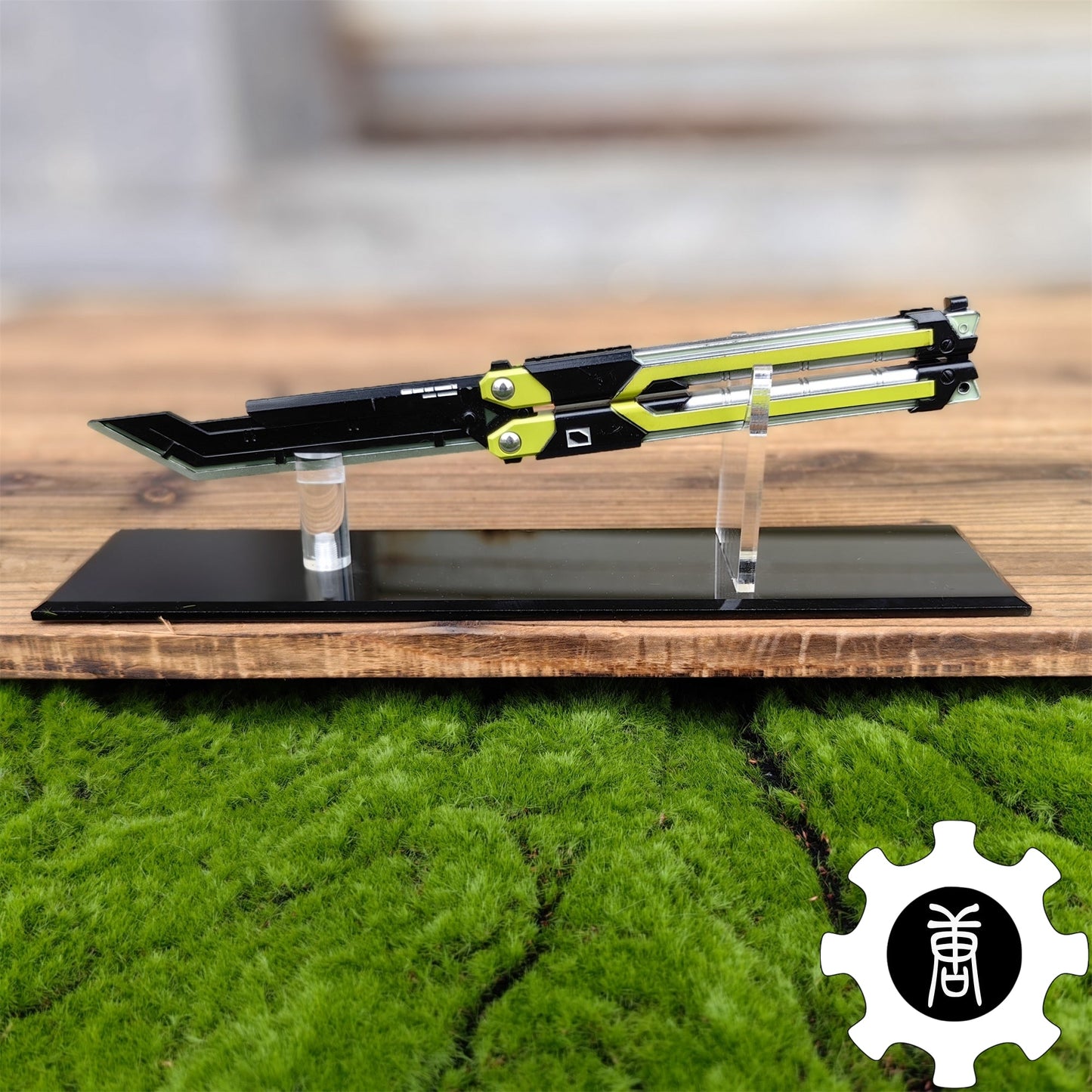 RGX Knife Metal Blunt Blade Butterfly Trainer Cosplay Prop Game Replica
