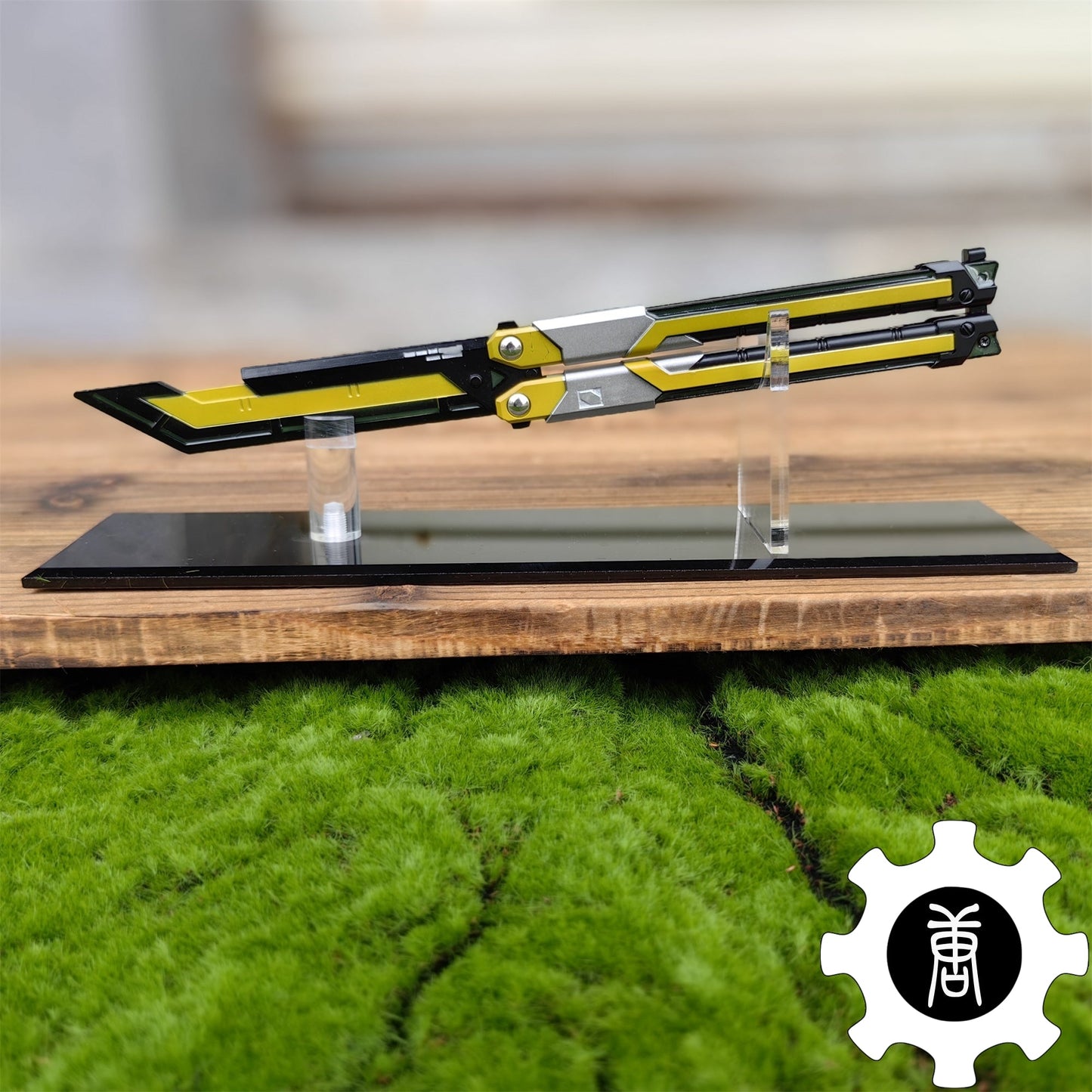 RGX Knife Metal Blunt Blade Butterfly Trainer Cosplay Prop Game Replica