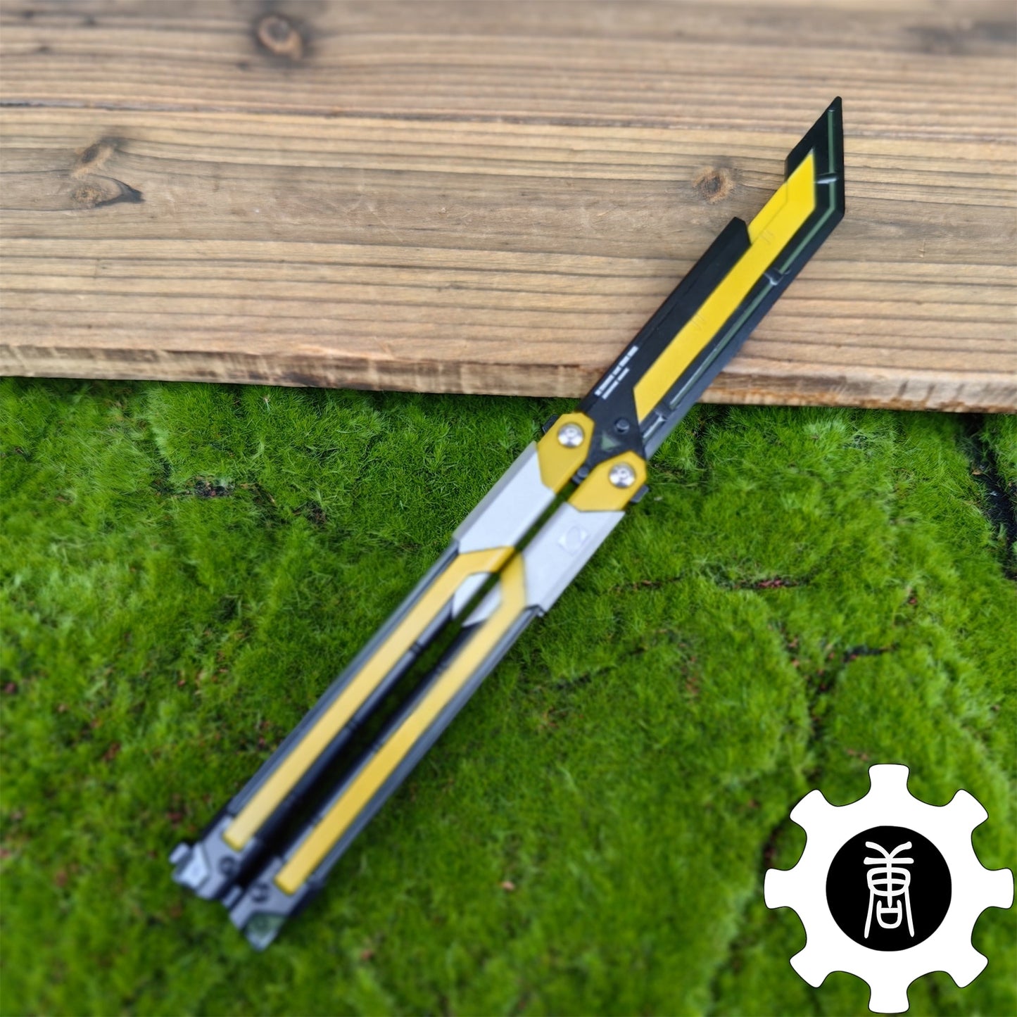 RGX Knife Metal Blunt Blade Butterfly Trainer Cosplay Prop Game Replica