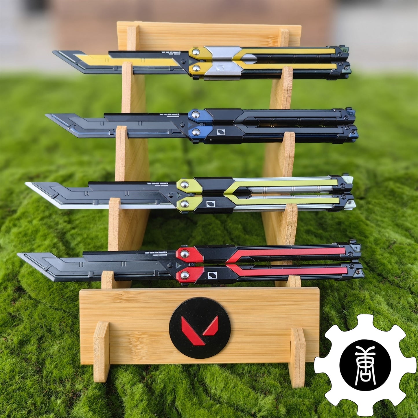 RGX Knife Metal Blunt Blade Butterfly Trainer Cosplay Prop Game Replica