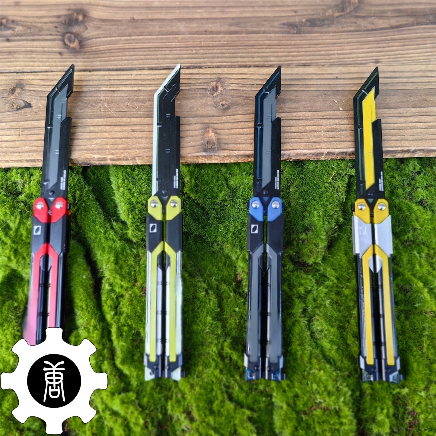 RGX Knife Metal Blunt Blade Butterfly Trainer Cosplay Prop Game Replica