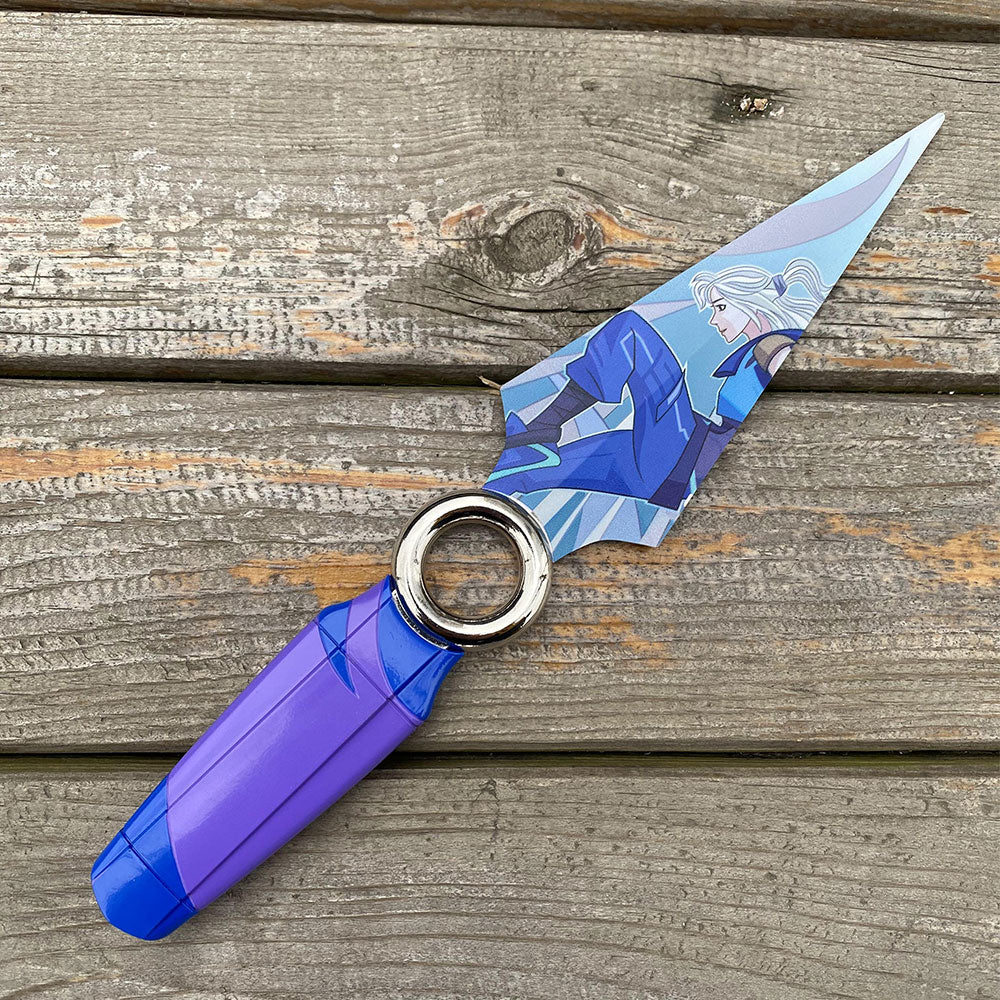 Go Volume No 1 Knife Jett Kunai Life Size Blunt Metal Replica
