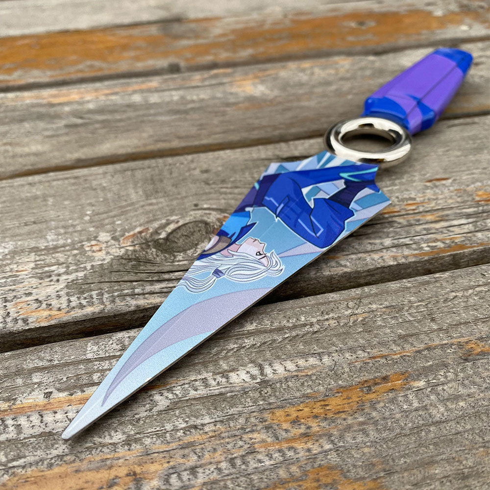Go Volume No 1 Knife Jett Kunai Life Size Blunt Metal Replica
