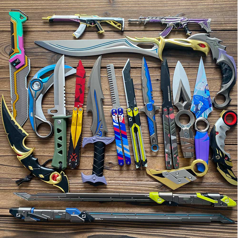 Val Game Knife Handicrafts Metal Game Skin Knife Gamer Gift
