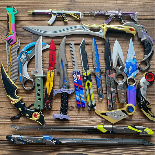Val Game Knife Handicrafts Metal Game Skin Knife Gamer Gift