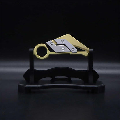 Metal Prime 2.0 Karambit Blunt Blade Trainer Cosplay Prop Game Replica
