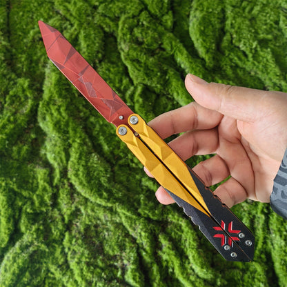 Metal Champion Knife Blunt Blade Trainer Cosplay Prop