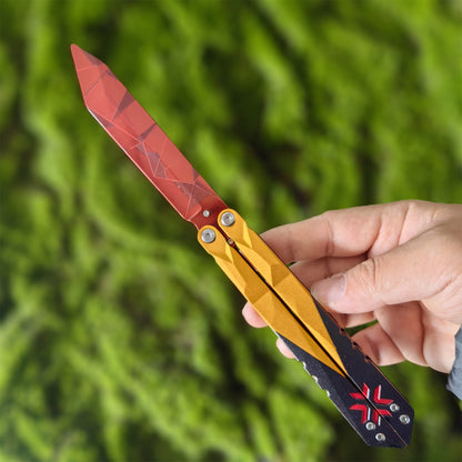 Metal Champion Knife Blunt Blade Trainer Cosplay Prop