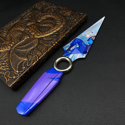 Go Volume No 1 Knife Jett Kunai Life Size Blunt Metal Replica