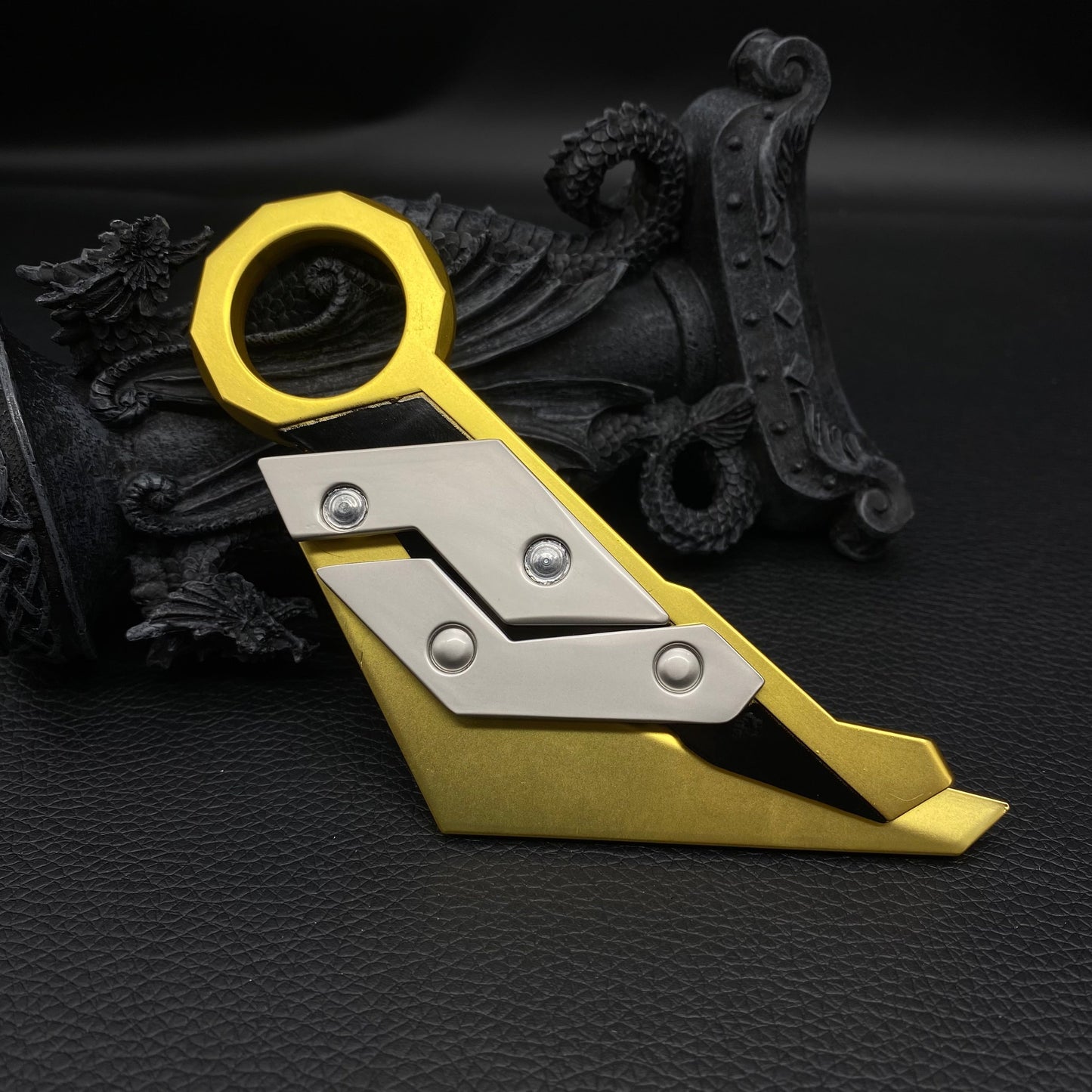 Metal Prime 2.0 Karambit Blunt Blade Trainer Cosplay Prop Game Replica