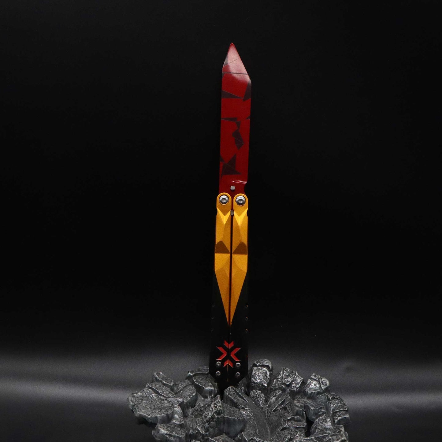 Metal Champion Knife Blunt Blade Trainer Cosplay Prop