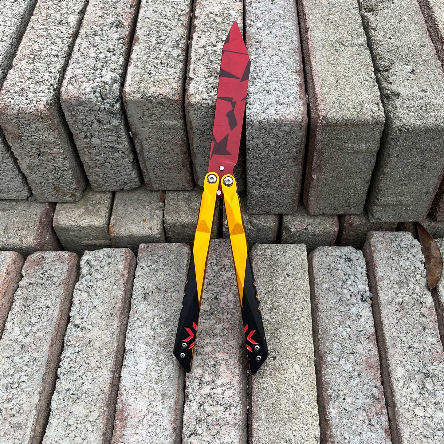 Metal Champion Knife Blunt Blade Trainer Cosplay Prop
