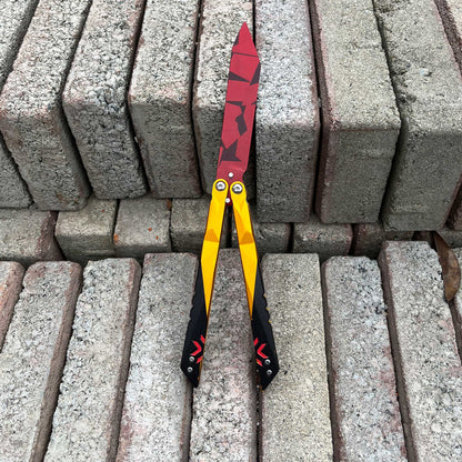 Metal Champion Knife Blunt Blade Trainer Cosplay Prop