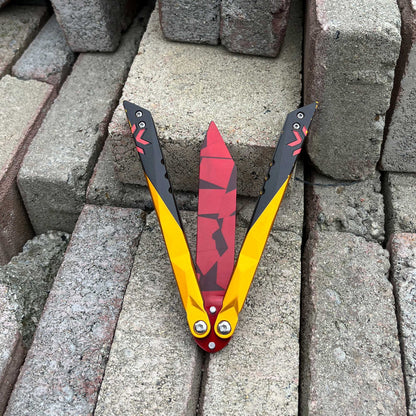 Metal Champion Knife Blunt Blade Trainer Cosplay Prop