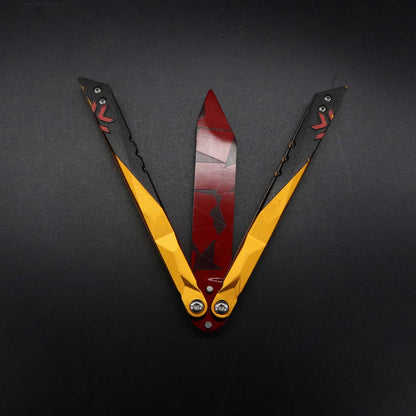 Metal Champion Knife Blunt Blade Trainer Cosplay Prop