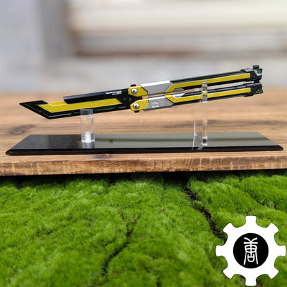 RGX Knife Metal Blunt Blade Butterfly Trainer Cosplay Prop Game Replica