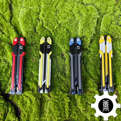 RGX Knife Metal Blunt Blade Butterfly Trainer Cosplay Prop Game Replica