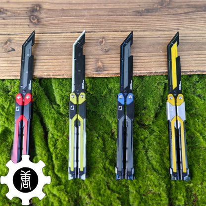 RGX Knife Metal Blunt Blade Butterfly Trainer Cosplay Prop Game Replica